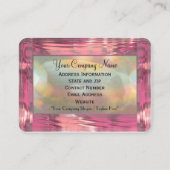 Barringerの至福3.5のエレガントなプロフェッショナル 名刺 (裏面)