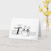 Barrister pleading - Stickmouse Greeting Card カード (黄色い花)