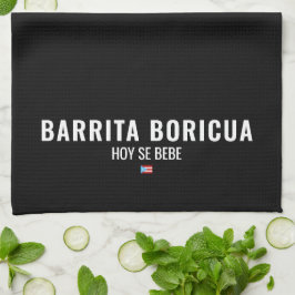 Barrita Boricua Hoy Se Bebe Bar | プエルトリコ キッチンタオル