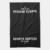 Barrita Boricua Hoy Se Bebe Bar | プエルトリコ キッチンタオル (縦)