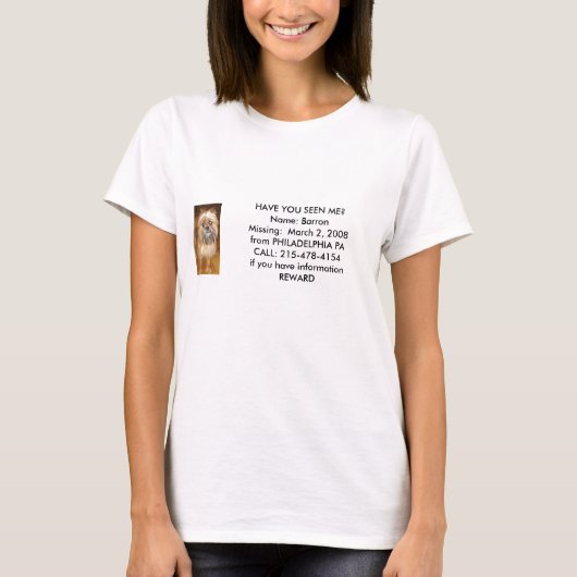 Barronの女性ティー Tシャツ (正面)