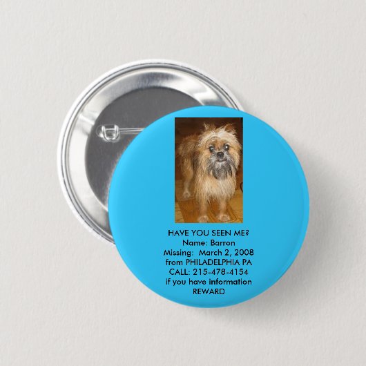 Barronボタン 缶バッジ (正面&裏面)