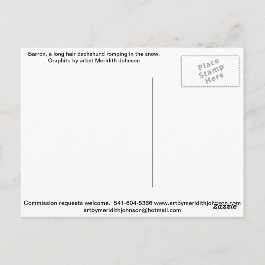 Barron ポストカード (裏面)