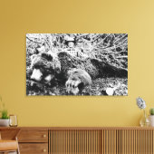 Barr's Bear Over 10足ロング，アラスカ キャンバスプリント (インサイチュ (リビング))