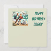 BARRY ~誕生日カード~おもしろいをビーチ~ (裏面)