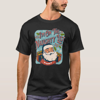 Barry Christmas Naughty List Santa xmas holiday Tシャツ