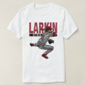 Barry Larkin Sketch Tシャツ (デザイン正面)