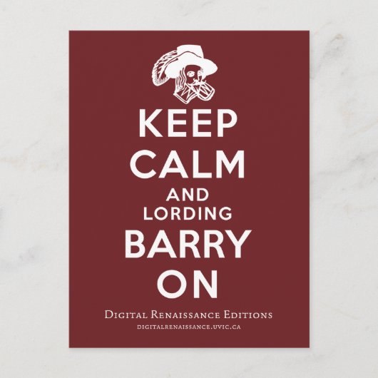 Barry Onはがき ポストカード (正面)