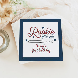 BARRY ROOKIE of the Year Baseball第1回目の誕生日 スタンダードカクテルナプキン