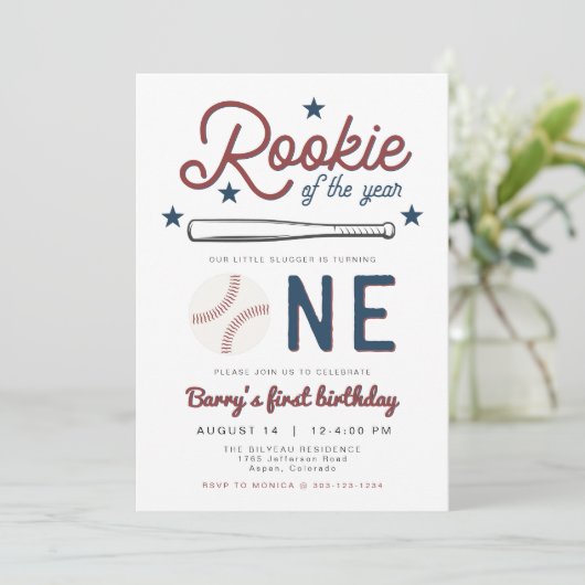 BARRY Rookie of the Year Baseball第1期Inv 招待状 (スタンド正面)