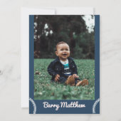 BARRY Rookie of the Year Baseball第1期Inv 招待状 (裏面)