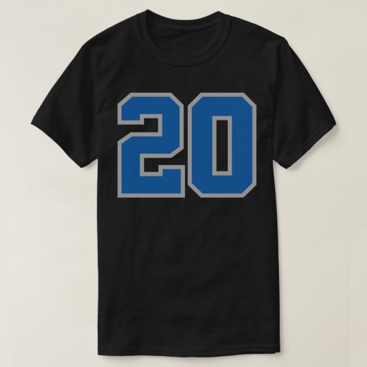Barry Sanders 20エッセンシャルTシャツ Tシャツ (デザイン正面)