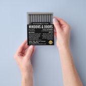 Bars & Shutters, Window & Door Fitter Company チラシ (手)