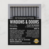 Bars & Shutters, Window & Door Fitter Company チラシ (正面)