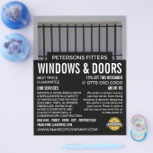 Bars & Shutters, Window & Door Fitter Company チラシ (シングル)