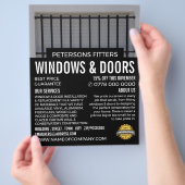 Bars & Shutters, Window & Door Fitter Company チラシ (手)