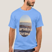 Barseback Strand，サンセットビーチ，スウェーデン Tシャツ (正面)