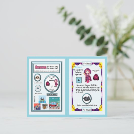 Barsena Wizard - Barium Element ポストカード (スタンド正面)