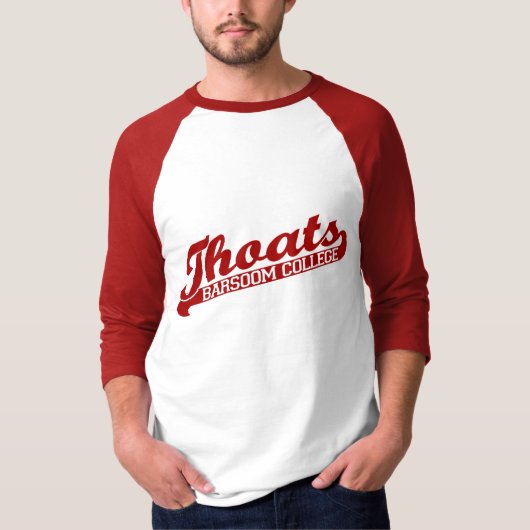 Barsoomの大学ThoatsカーターのRaglan Tシャツ (正面)