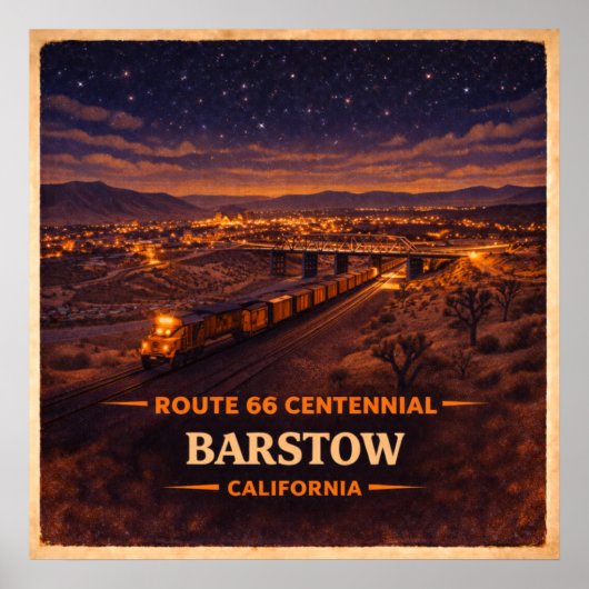 Barstow California Centennial  ポスター (正面)