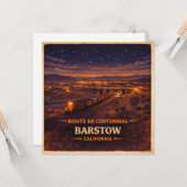 Barstow Centennial Desert Train Glow カード (正面/裏面インサイチュ)