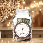 Bartender Espresso Martini Tip Jar ラウンドシール