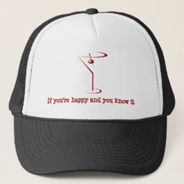 Bartender Hat - Martini Glass キャップ