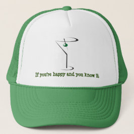Bartender Hat - Martini Glass キャップ