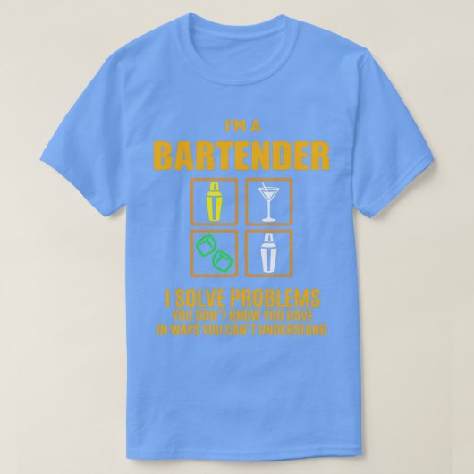 BARTENDER httpsgoogljKvZe6 BARTENDER Tシャツ (デザイン正面)