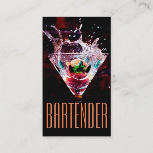 Bartender Nightlife名刺 名刺 (正面)