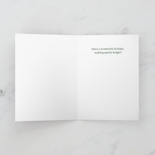 Bartender Raise a Glass and Toast with Joy シーズンカード (内部)