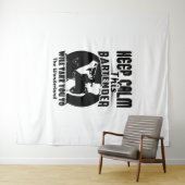 Bartender Shirt - Calm 保 This Bartender T shirt タペストリー (インサイチュ(横))