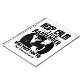 Bartender Shirt - Calm 保 This Bartender T shirt ノートブック (左側)