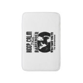Bartender Shirt - Calm 保 This Bartender T shirt バスマット (正面縦)