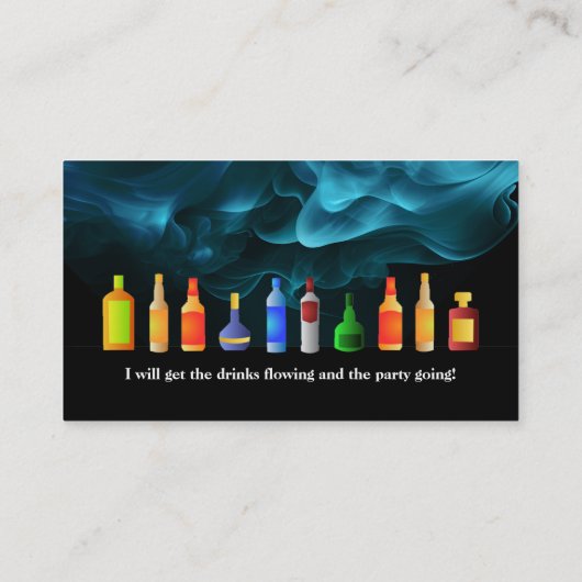 Bartender Slogans名刺 名刺 (裏面)