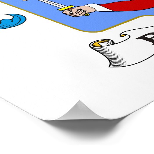 Barthaファミリーハンガリーコートオブアームズ11x15インチプリン ポスター (角)