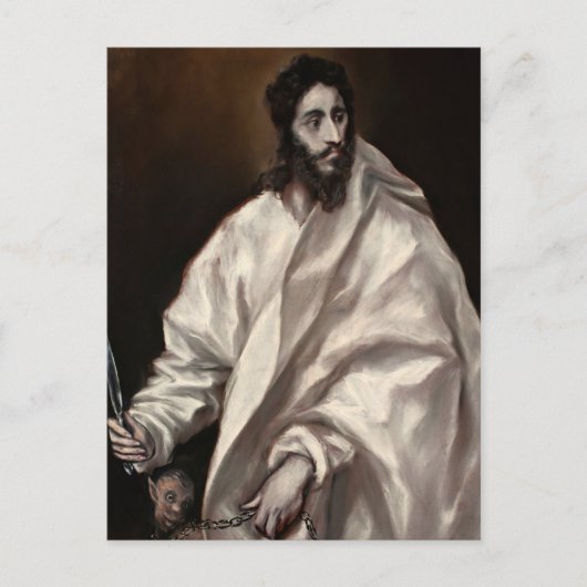 Bartholomew the Apostle by El Greco ポストカード (正面)