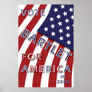Bartlet for Americaポスター ポスター