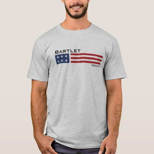 Bartlet Tshirt West Wing大統領 Tシャツ (正面)