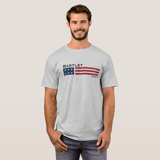 Bartlet Tshirt West Wing大統領 Tシャツ (正面フル)