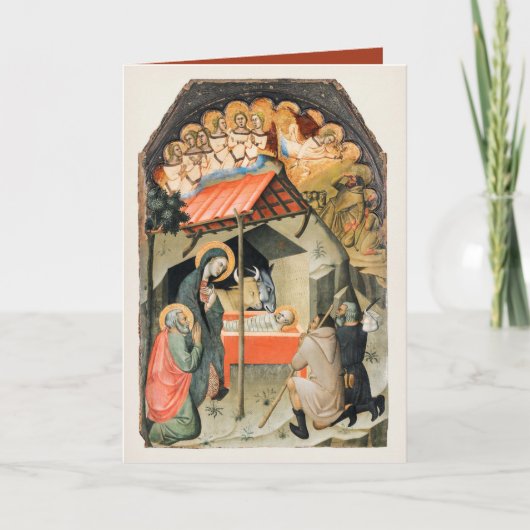 Bartolo di Frediによる羊飼いの崇拝 カード (正面)