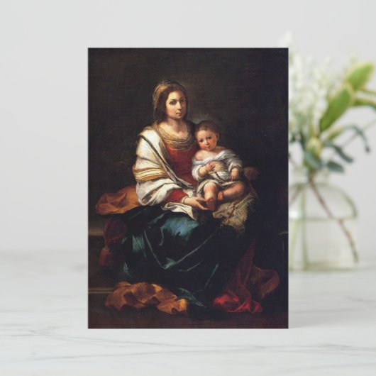 Bartolomé Esteban Murillo - La Virgen del Rosario 招待状 (スタンド正面)