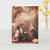 Bartolome Murillo - Anunciation カード (黄色い花)