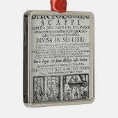 Bartolomeo Scappiの本を調理するFrontispiece メタルオーナメント (右)