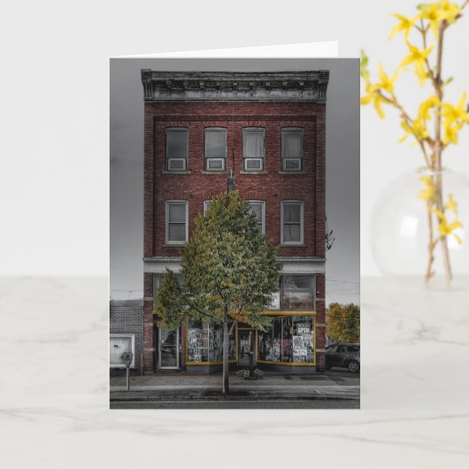 Barton & Fisher Hardware Store No 1色版 カード (黄色い花)