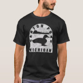Barton Pond Loon Michigan Tシャツ (正面)