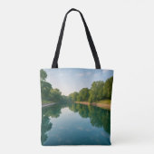 Barton Springs Tote Bag - Austin Texas Design トートバッグ (裏面)