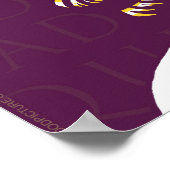 Baruch Spinoza引用文：幸福は報酬ではない ポスター (角)