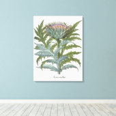 Basの「Hortus Eystettensis」からのCardoon キャンバスプリント (インサイチュ (ウッドフロア))