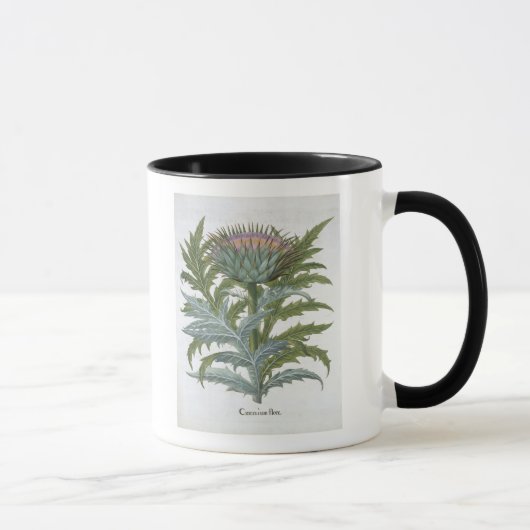 Bas著「Hortus Eystettensis」からのCardoon、 マグカップ (右)